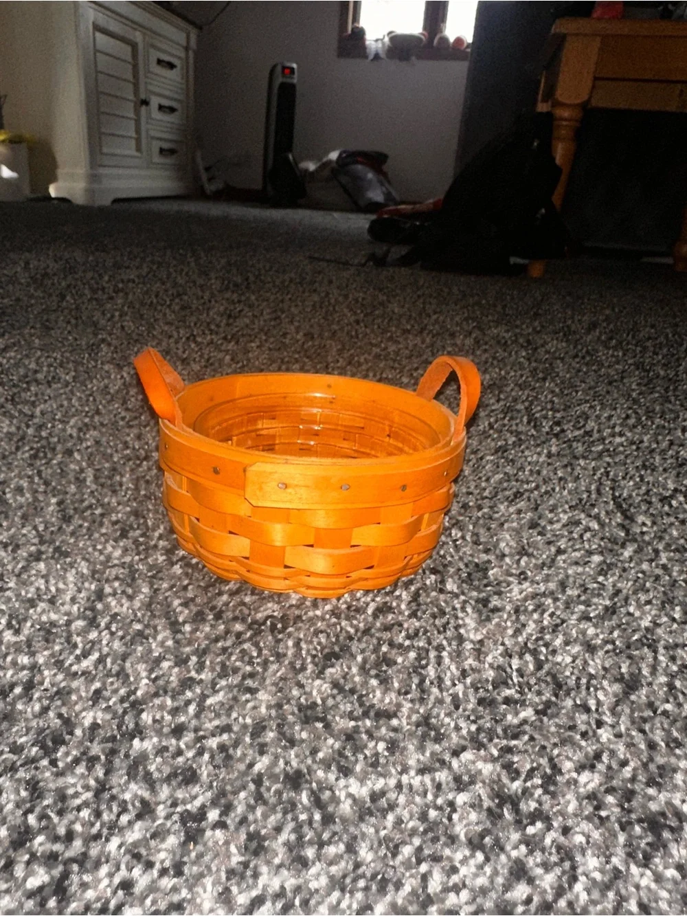 Longaberger Small Circle Basket with Handles